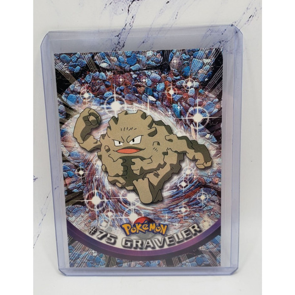 Topps Pokemon Holo Graveler #75 TV Animation Edition 1999 - Picture 1 of 4